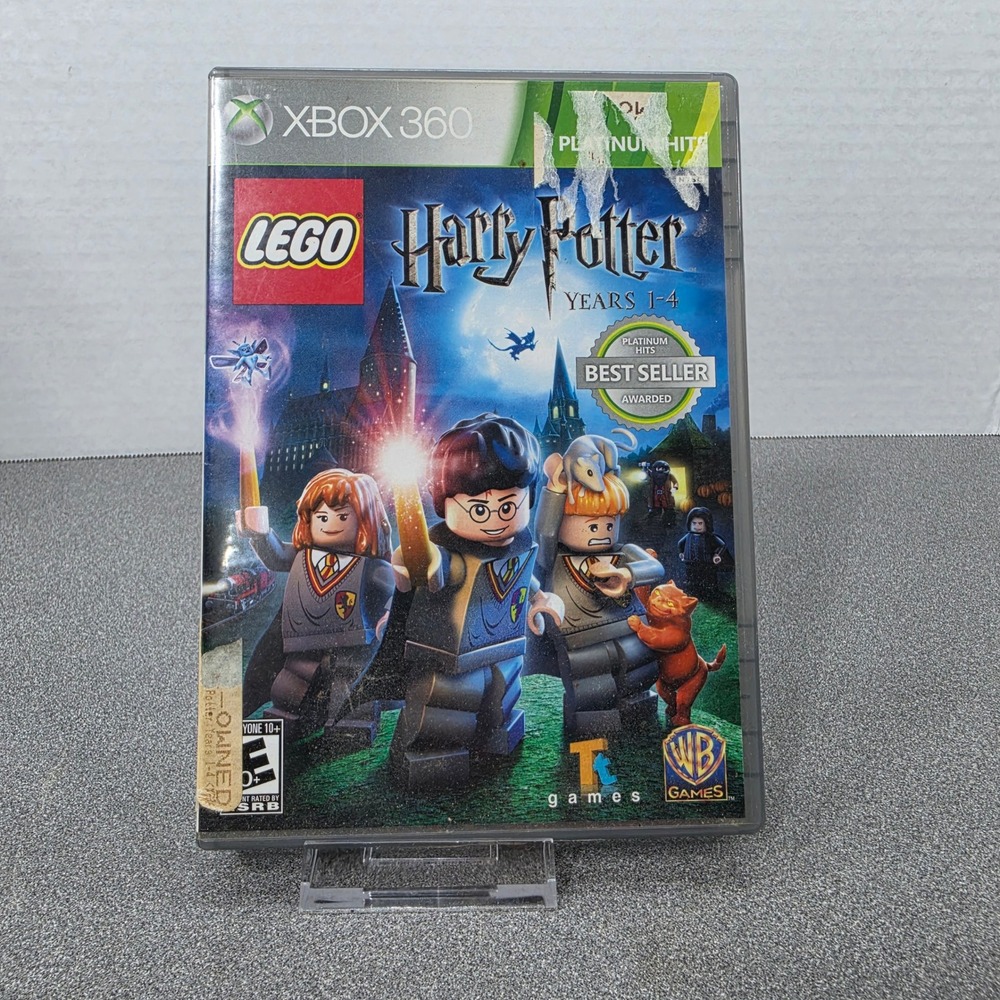 Warner Bros LEGO Harry Potter Years 1-4 Xbox 360 Platinum Hits Good Complete